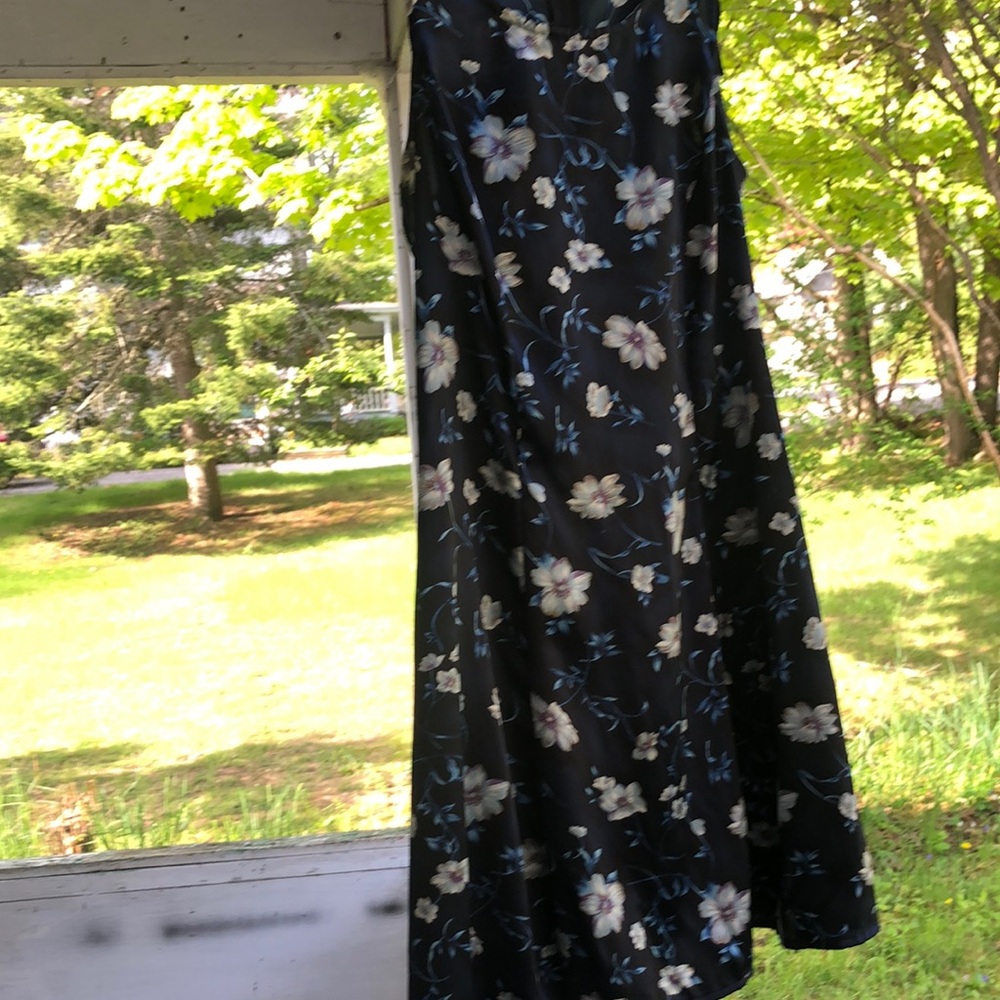 Floral navy Mini  Dress